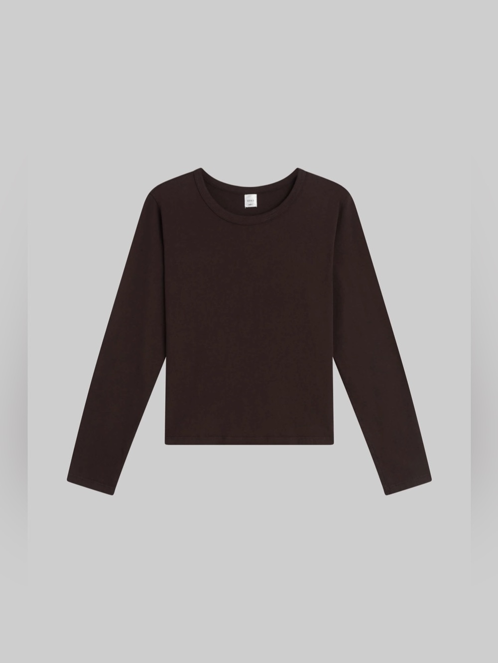 LESET Margo Long Sleeve Chocolate